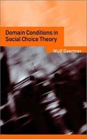 Domain Conditions in Social Choice Theory артикул 2704d.